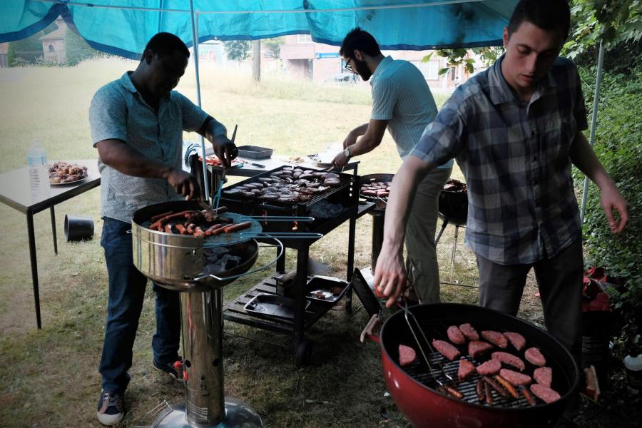 Jaarlijkse viering en BBQ van Sint Kwinten 2023 © Pastorale zone Leuven aan de Dijle