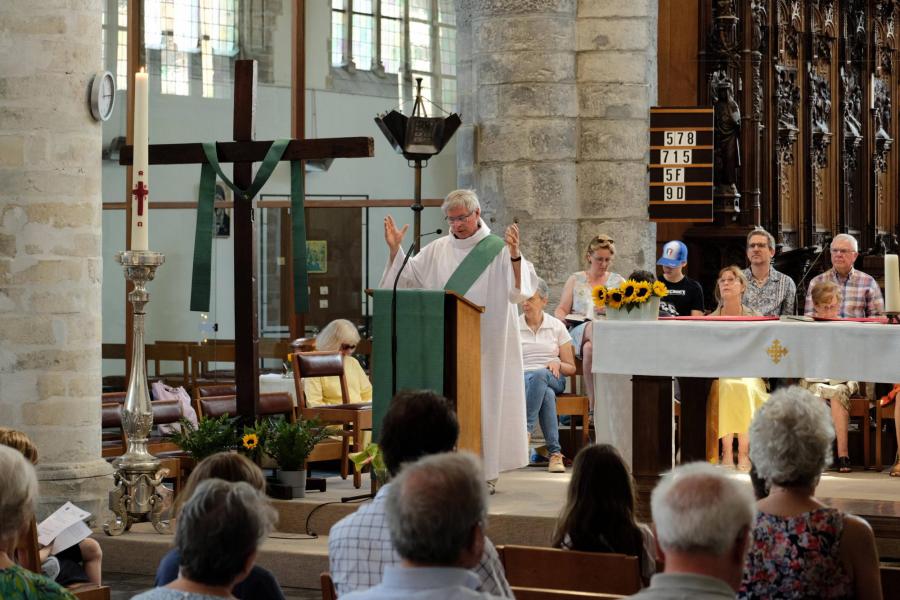 Slotviering Sint Geertrui Leuven 2023 © Pastorale zone Leuven aan de Dijle