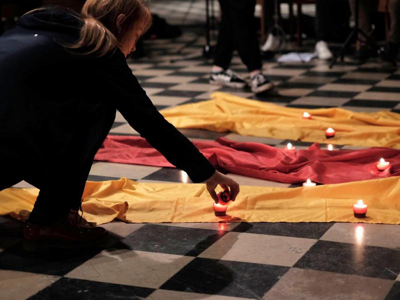 Taizégebed in de Sint-Pieterskerk 2021 © Pastorale zone Leuven aan de Dijle