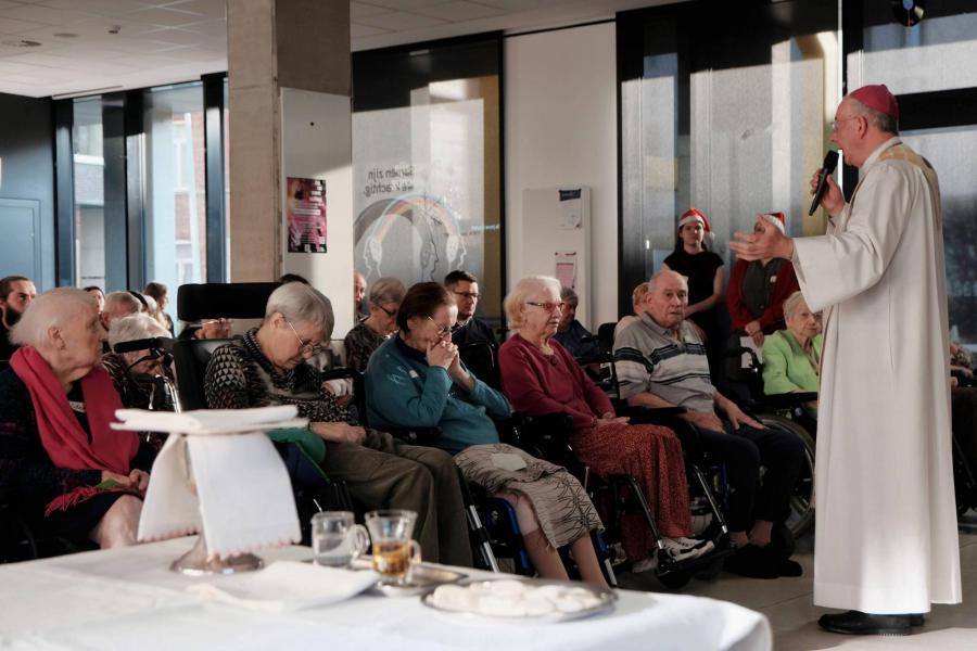 Kerstviering met Sant’Egidio in WZC Edouard Remy © Pastorale zone Leuven aan de Dijle