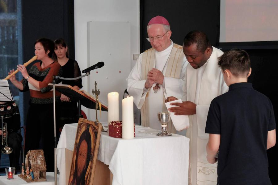 Kerstviering met Sant’Egidio in WZC Edouard Remy © Pastorale zone Leuven aan de Dijle