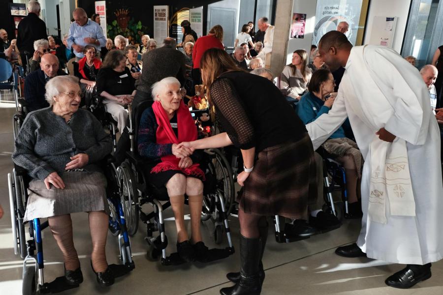 Kerstviering met Sant’Egidio in WZC Edouard Remy © Pastorale zone Leuven aan de Dijle