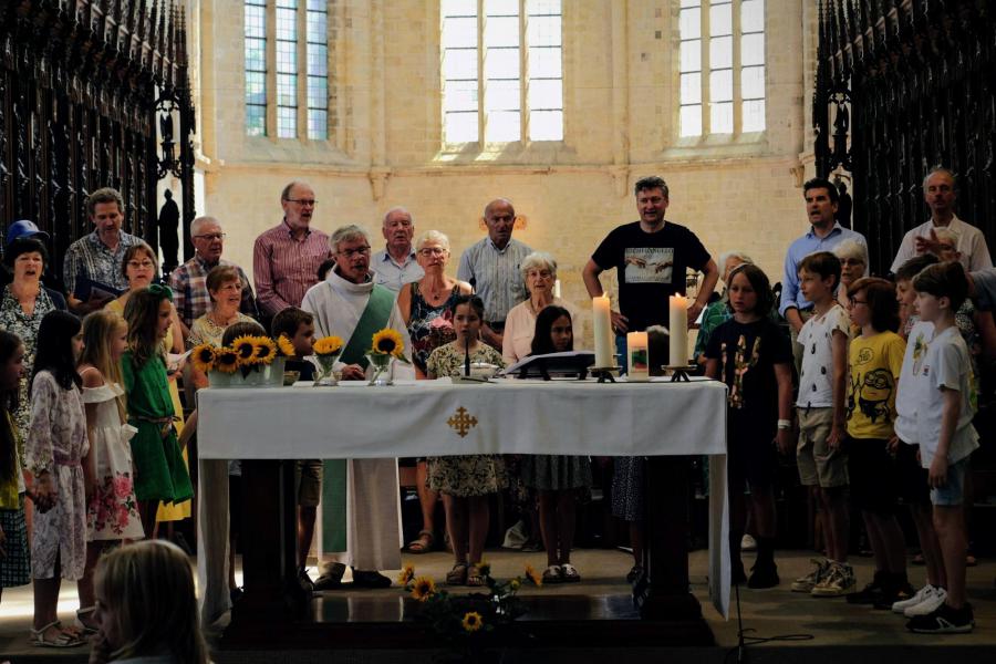 Slotviering Sint Geertrui Leuven 2023 © Pastorale zone Leuven aan de Dijle
