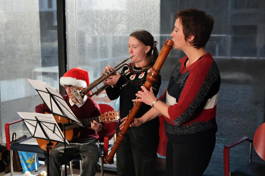 Kerstviering met Sant’Egidio in WZC Edouard Remy © Pastorale zone Leuven aan de Dijle