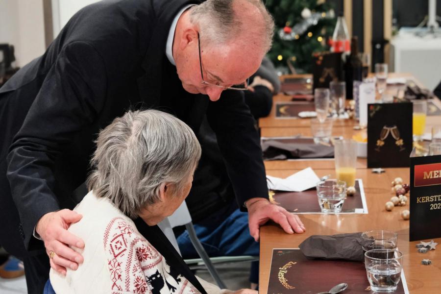 Kerstmaal met Sant'Egidio in WZC Edouard Remy © Pastorale zone Leuven aan de Dijle