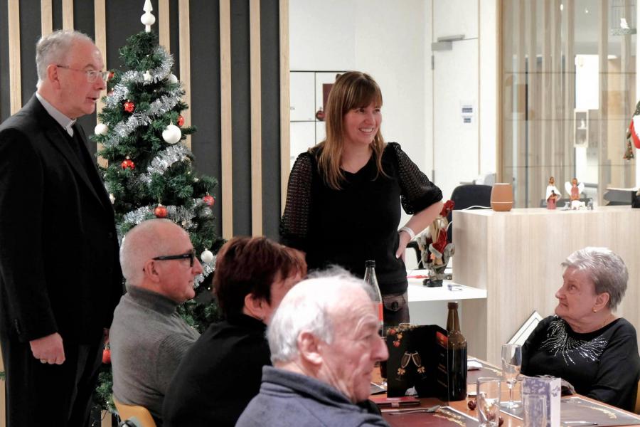 Kerstmaal met Sant'Egidio in WZC Edouard Remy © Pastorale zone Leuven aan de Dijle