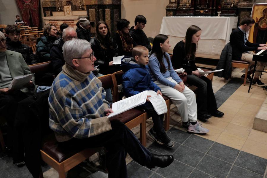 Kinderkerstviering in de Sint-Kwintenskerk 2025 © Pastorale zone Leuven aan de Dijle