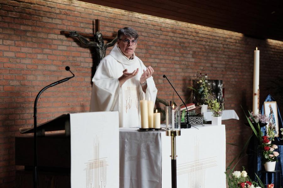 De Sint-Jozefsgemeenschap viert Onze-Lieve-Vrouw-ter-Koorts © Pastorale zone Leuven aan de Dijle