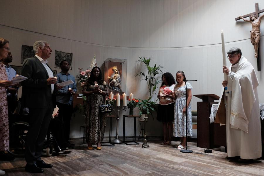 De Sint-Jozefsgemeenschap viert Onze-Lieve-Vrouw-ter-Koorts © Pastorale zone Leuven aan de Dijle