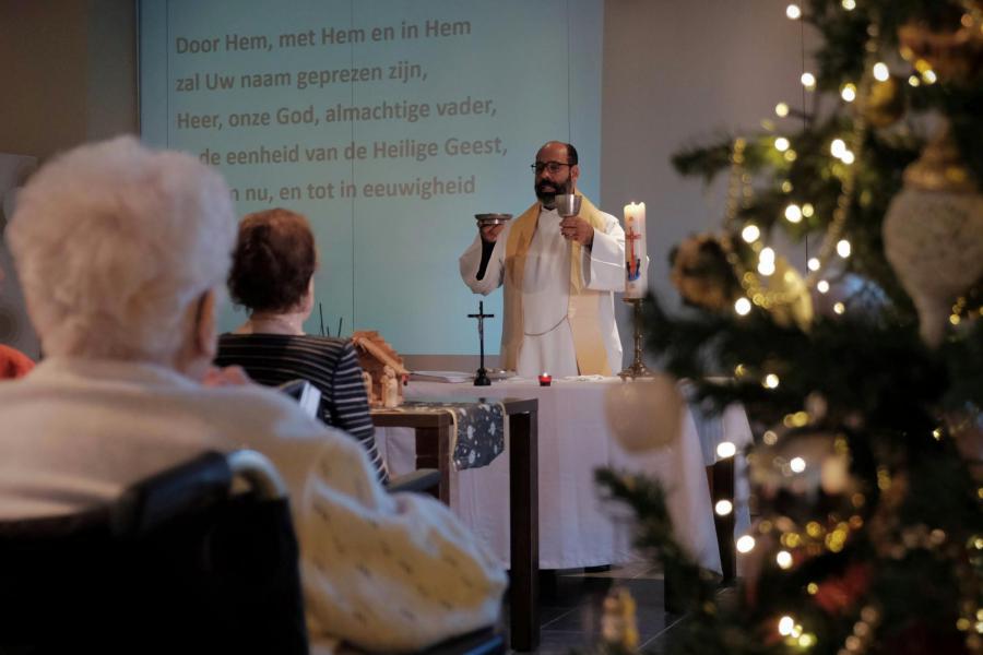 Kerstviering in WZC Ter Putkapelle © Pastorale zone Leuven aan de Dijle