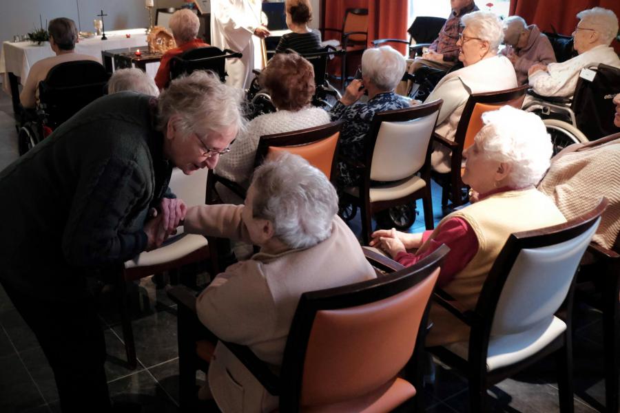 Kerstviering in WZC Ter Putkapelle © Pastorale zone Leuven aan de Dijle