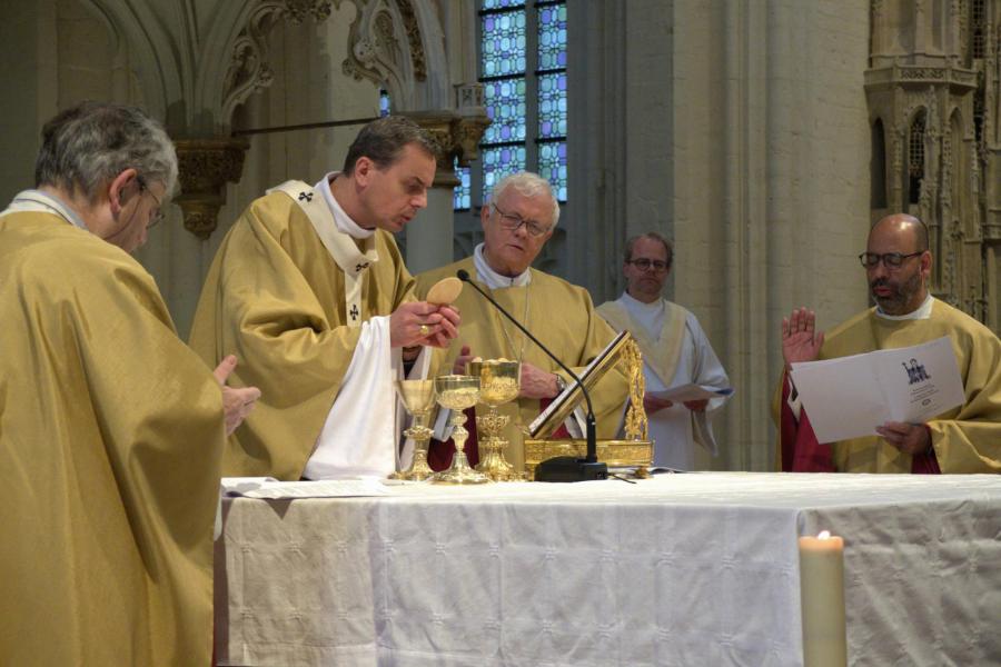 Een sfeervolle viering van het KUL Patroonsfeest © Pastorale zone Leuven aan de Dijle