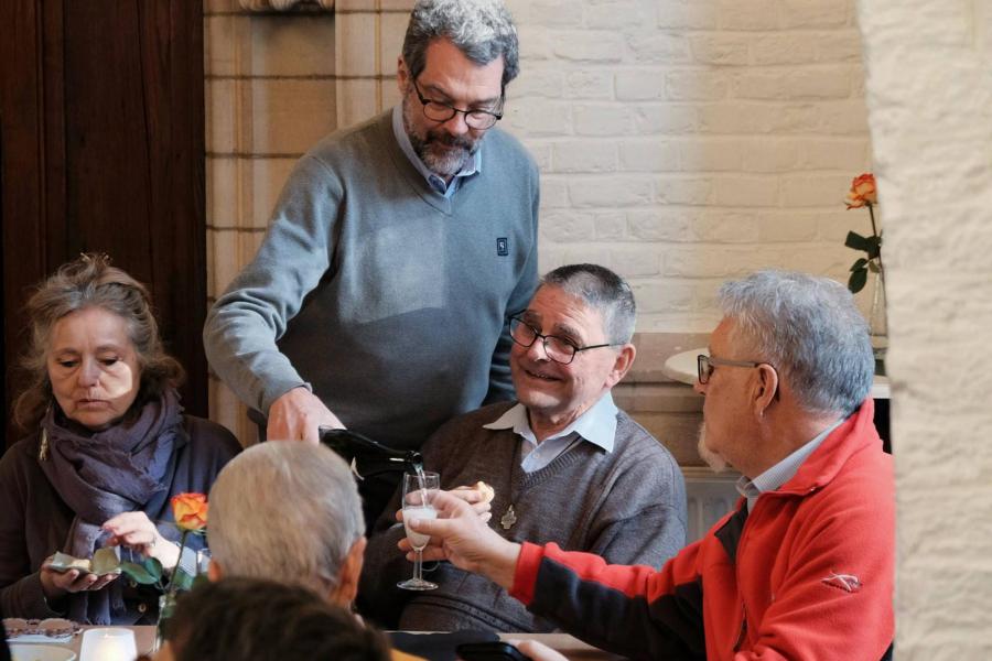 Nieuwjaarsreceptie in Geertruihof © Pastorale zone Leuven aan de Dijle