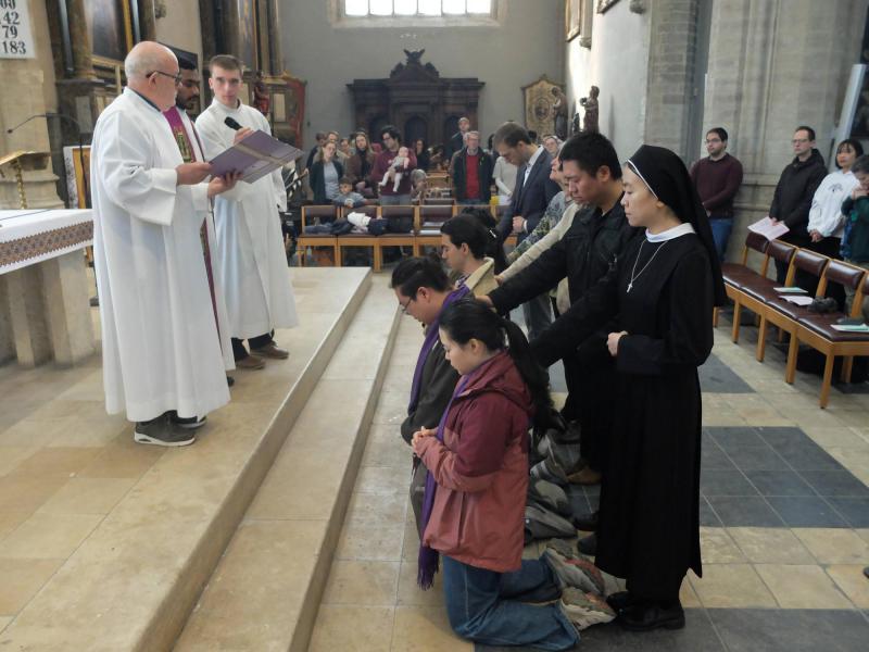 Onze catechumenen op weg naar Pasen © Pastorale zone Leuven aan de Dijle