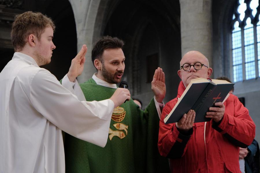 Inspiratie voor de bedevaart: nieuw Mariabeeld gezegend in Sint-Kwinten © Pastorale zone Leuven aan de Dijle