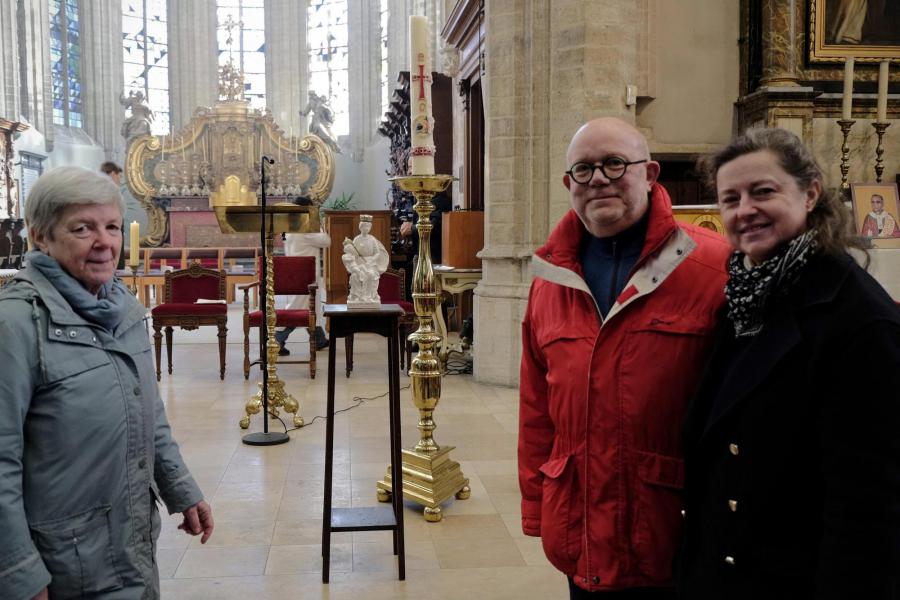 Nieuw Mariabeeld bezegelt eeuwenoude band tussen Sint-Kwinten en Basse-Wavre © Pastorale zone Leuven aan de Dijle