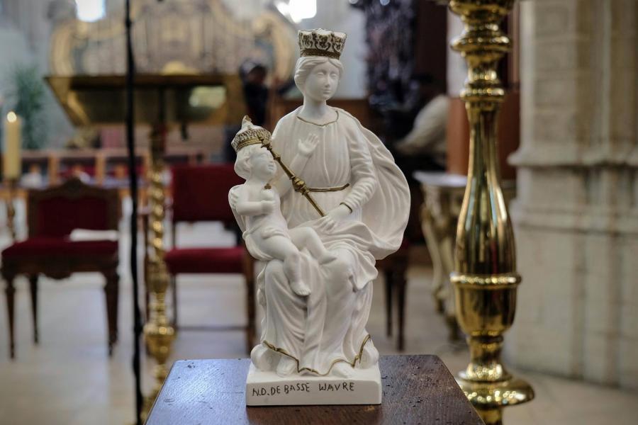 Inspiratie voor de bedevaart: nieuw Mariabeeld gezegend in Sint-Kwinten © Pastorale zone Leuven aan de Dijle