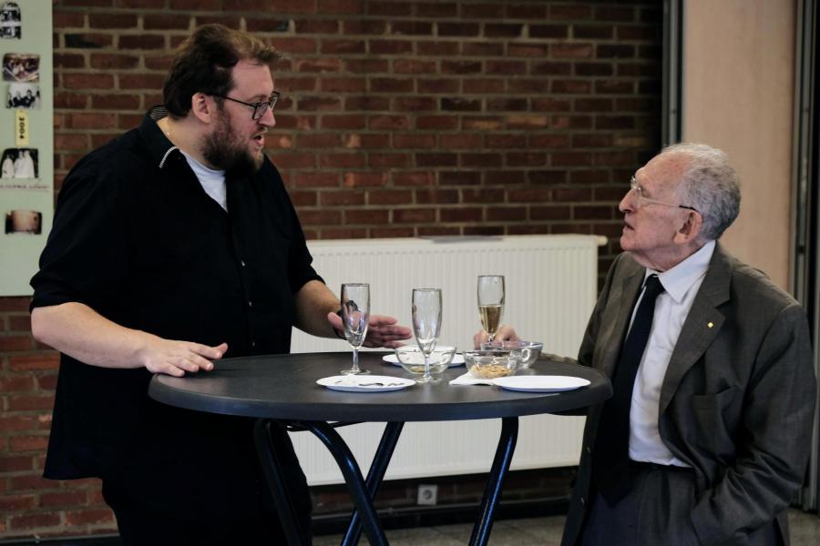 Gezellige receptie in de Sint-Jozefszaal © Pastorale zone Leuven aan de Dijle