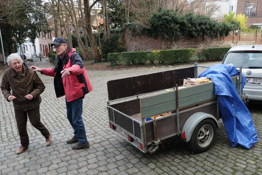 Ophaling goederen solidariteitstafel 2023 © Pastorale zone Leuven aan de Dijle