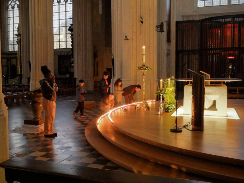Een oase van rust en stilte in het hart van onze stad © Pastorale zone Leuven aan de Dijle
