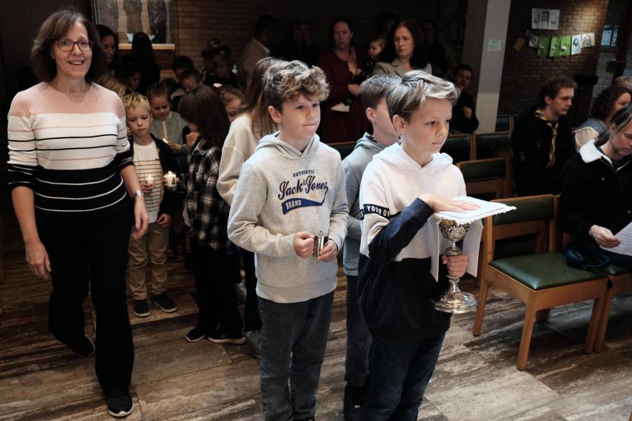 Gezinsviering met catechese Leuven centrum © Pastorale zone Leuven aan de Dijle