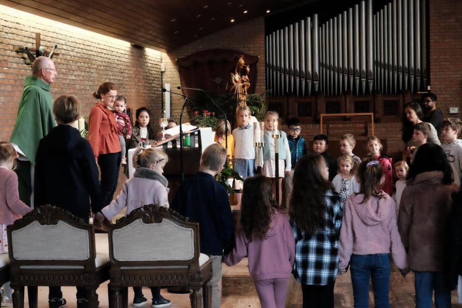 Gezinsviering met catechese Leuven centrum © Pastorale zone Leuven aan de Dijle