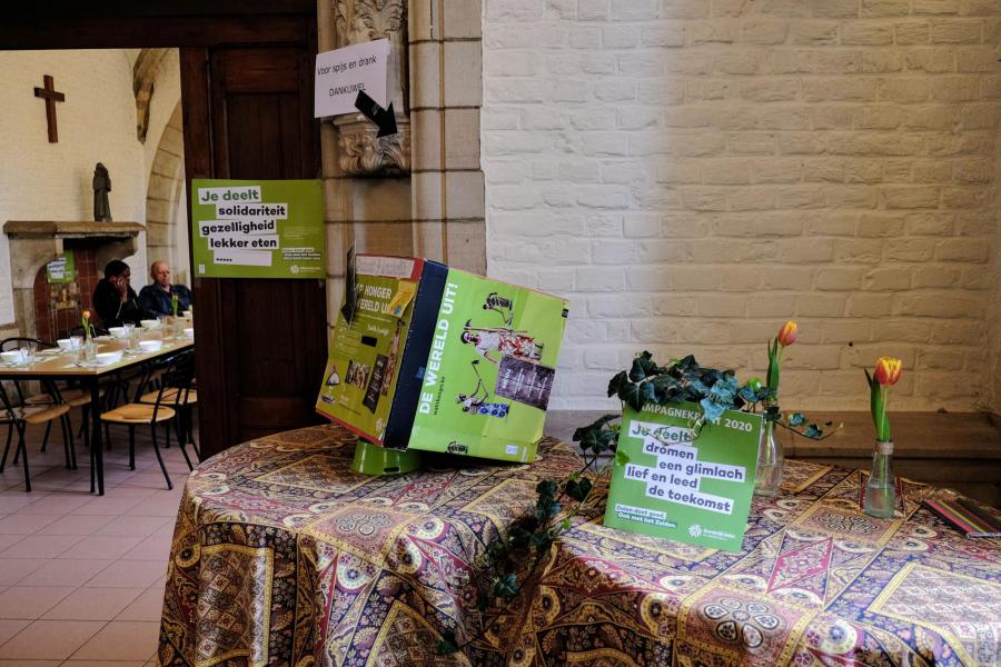 Solidaire maaltijd in Geertruihof 2022 © Pastorale zone Leuven aan de Dijle