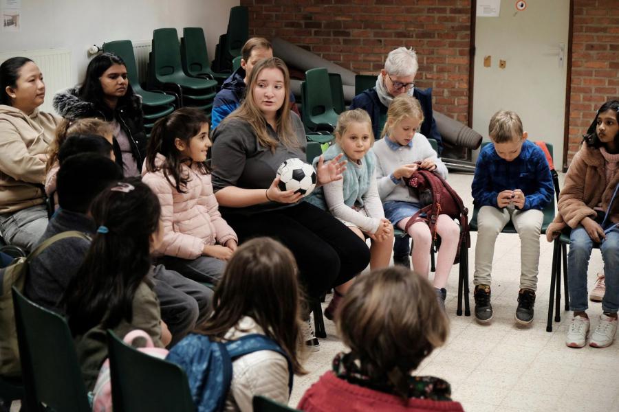 Gezinsviering met catechese Leuven centrum © Pastorale zone Leuven aan de Dijle