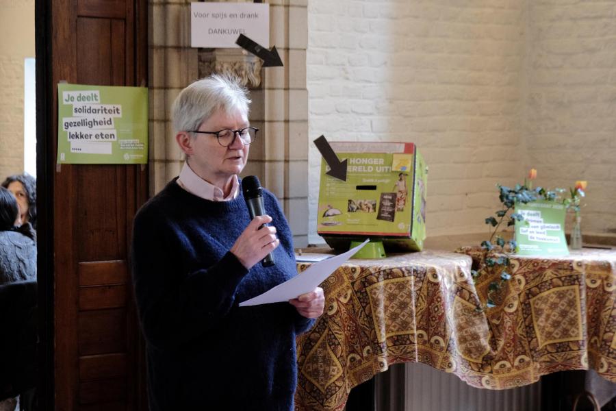 Solidaire maaltijd in Geertruihof 2022 © Pastorale zone Leuven aan de Dijle