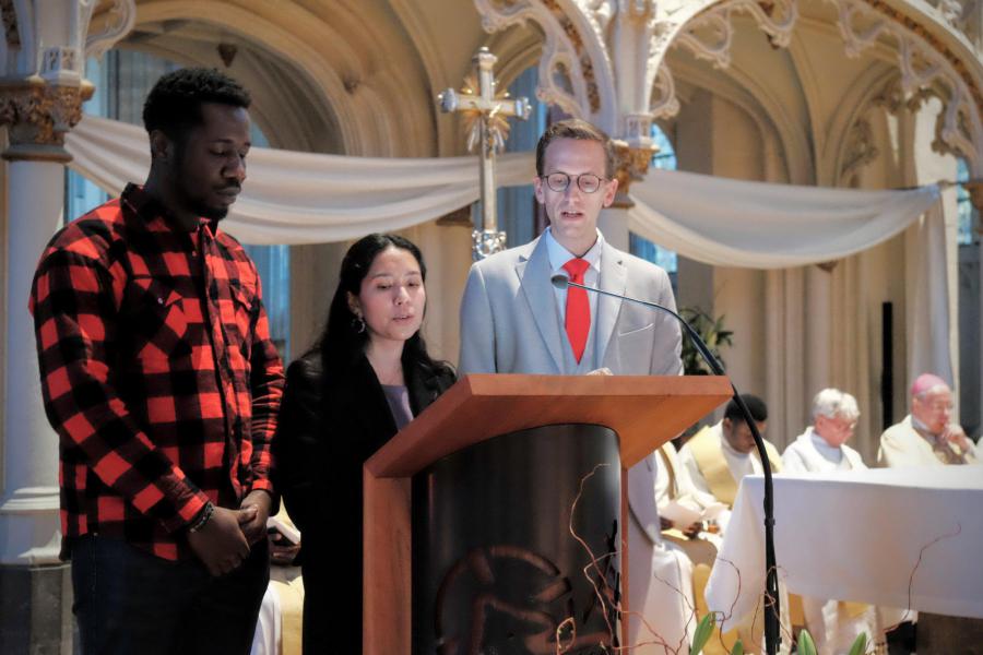 Paasnacht in de Leuvense Sint-Pieterskerk 2026 © Pastorale zone Leuven aan de Dijle