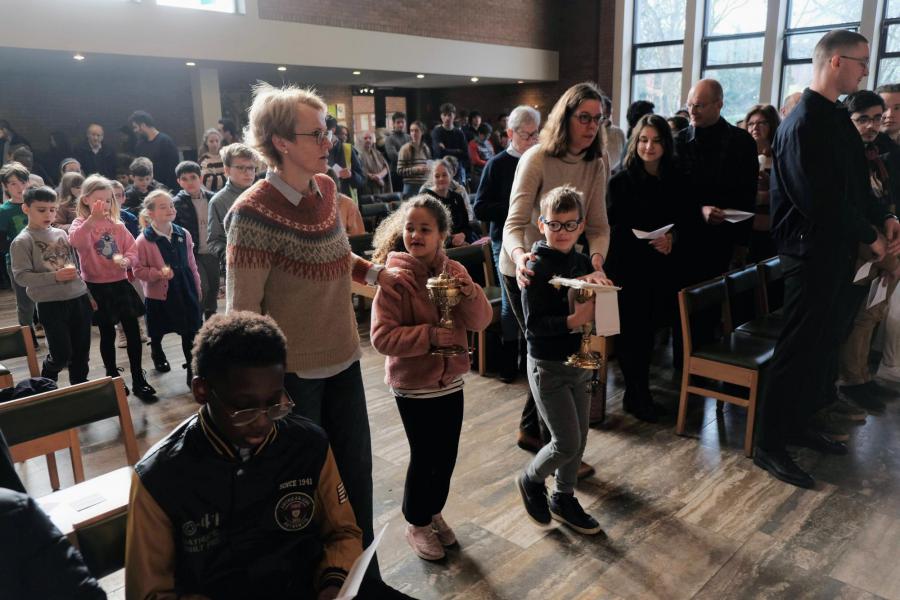 Gezinsviering met aansluitend catechese voor kinderen en volwassenen © Pastorale zone Leuven aan de Dijle