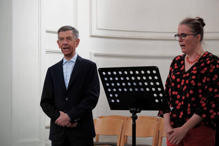 ‘Nieuw verbonden’ gebeds- en bezinningsmoment in de abdijkerk van Vlierbeek © John Steffen