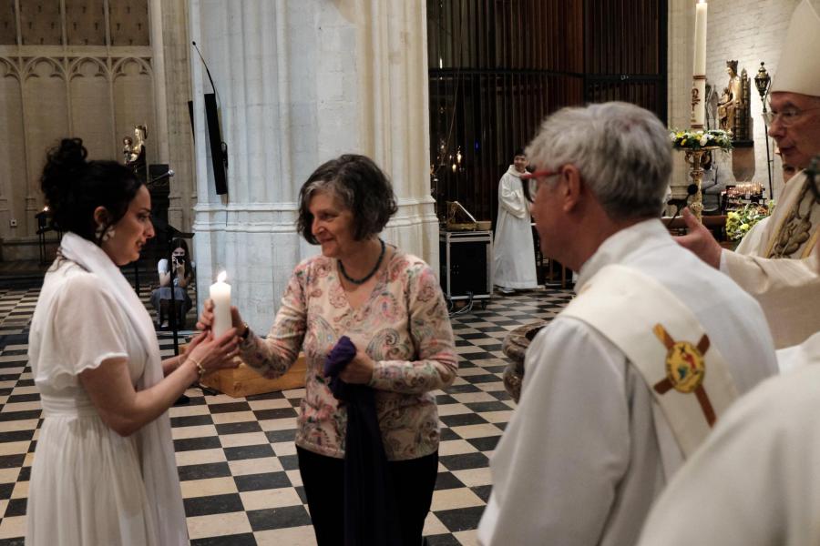 Paasnacht in de Leuvense Sint-Pieterskerk 2026 © Pastorale zone Leuven aan de Dijle