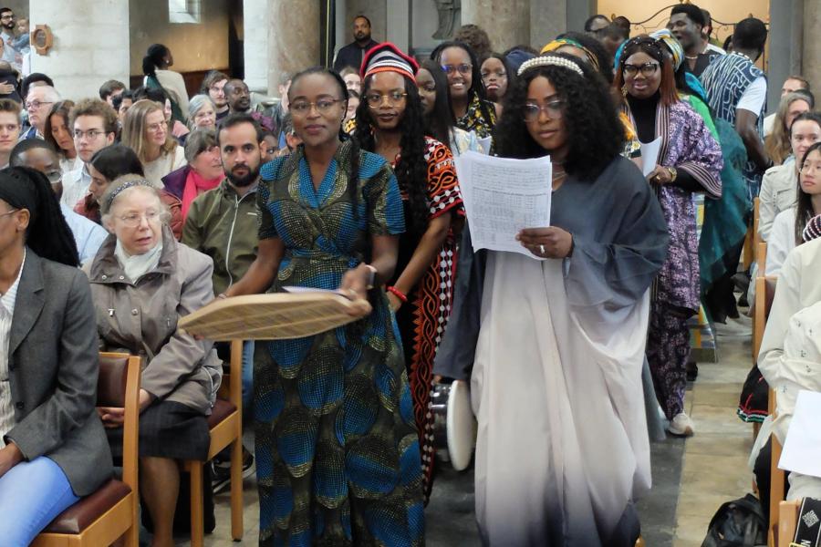 Kleur, cultuur en verbinding: African Thanksgiving bij Sint-Kwinten  © Pastorale zone Leuven aan de Dijle