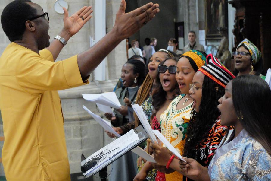 Kleur, cultuur en verbinding: African Thanksgiving bij Sint-Kwinten  © Pastorale zone Leuven aan de Dijle