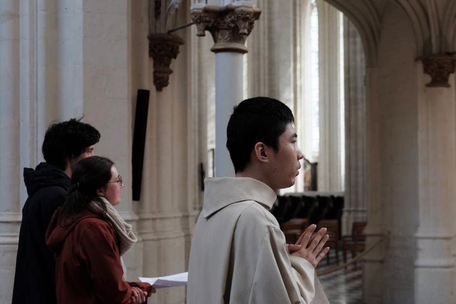 Zinan Zhang - misdienaar Sint Pieter  © Pastorale zone Leuven aan de Dijle