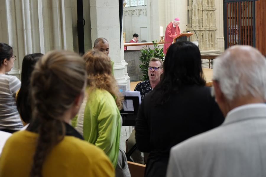Internationale jongerenviering in de Sint-Pieterskerk © Pastorale zone Leuven aan de Dijle
