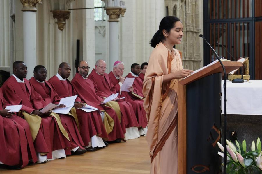 Internationale jongerenviering in de Sint-Pieterskerk © Pastorale zone Leuven aan de Dijle