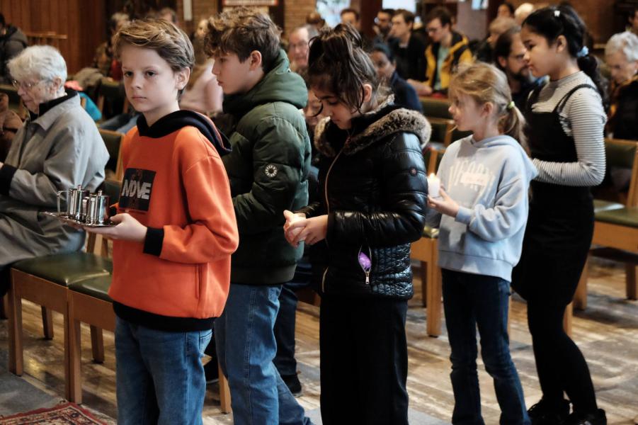 Zonale gezinsviering met naamopgeving van de eerste communicanten en vormelingen © Pastorale zone Leuven aan de Dijle