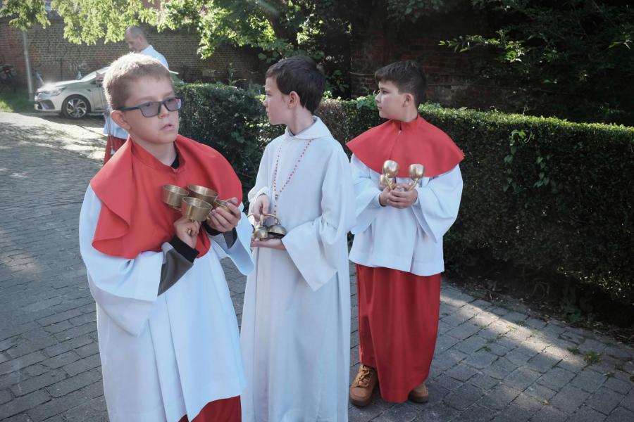 Getuigen in het straatbeeld: de processie onderweg © Pastorale zone Leuven aan de Dijle