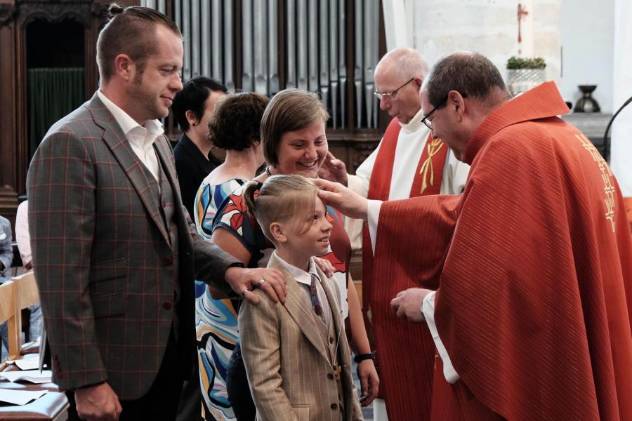 Vormselviering 2022 in de Sint-Geertruikerk te Leuven © Pastorale zone Leuven aan de Dijle