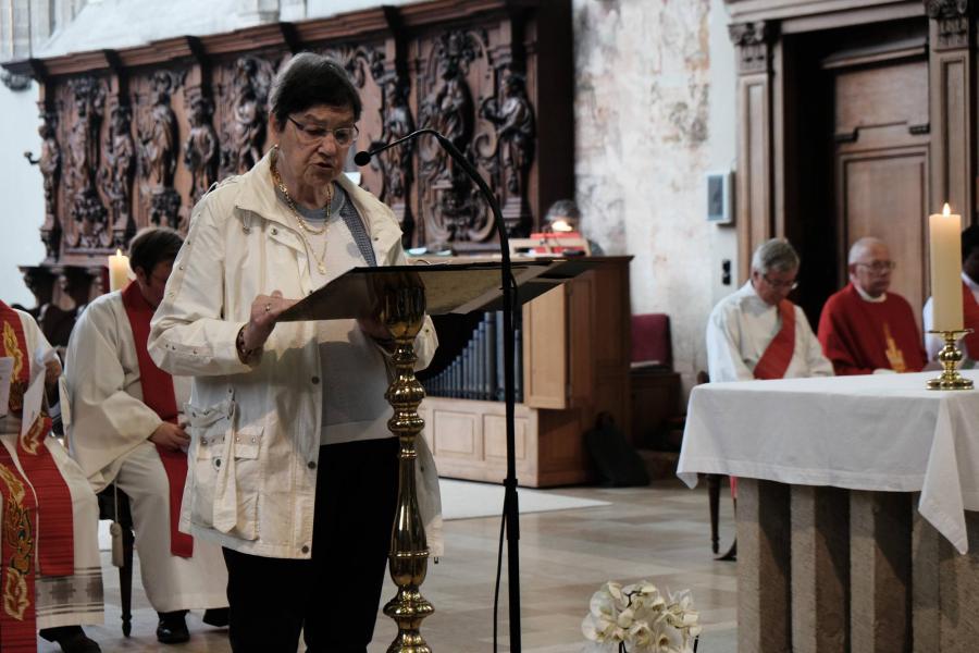 Pinksterviering met volwassenvormsel in de Sint-Kwintenskerk - 2022 © Pastorale zone Leuven aan de Dijle