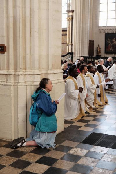 Een serene gebedswake en de plechtige slotzegen als sfeervol slot © Pastorale zone Leuven aan de Dijle