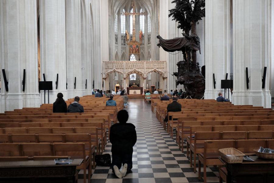 'Be the Light' aanbidding in de Sint-Pieterskerk © Pastorale zone Leuven aan de Dijle