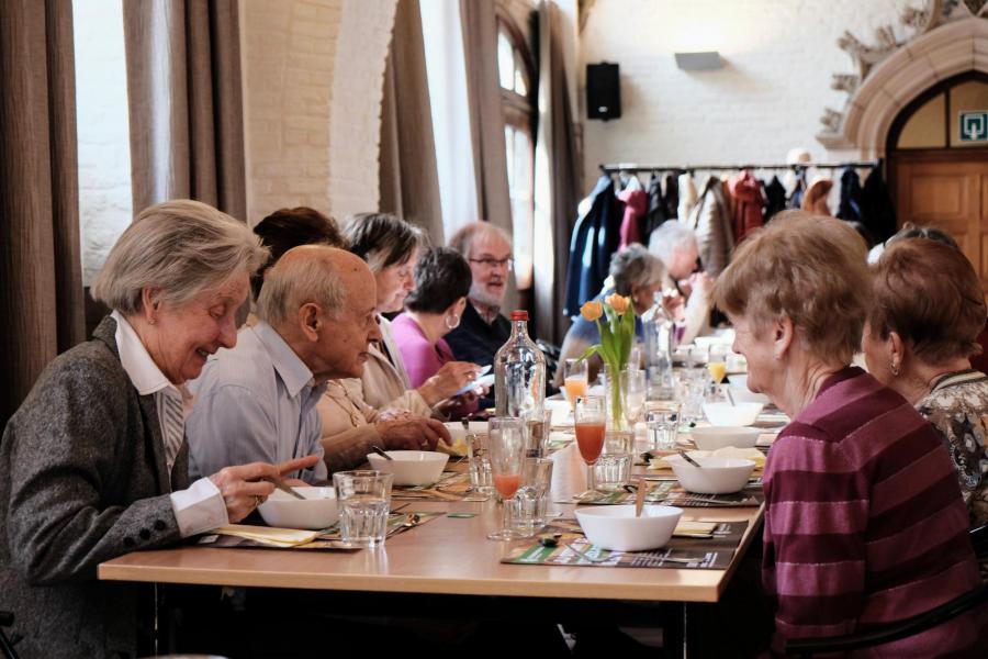 Solidariteitsmaaltijd in Geertruihof 2025 © Pastorale zone Leuven aan de Dijle
