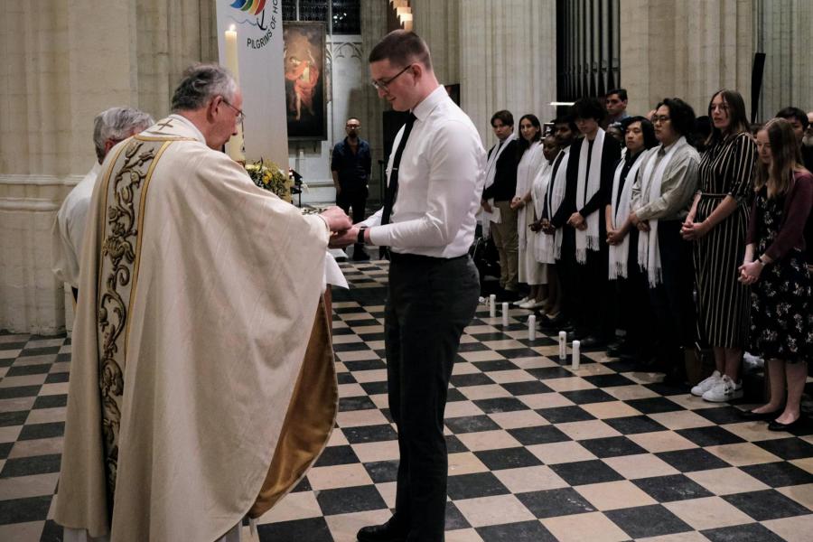 Paasnacht in de Leuvense Sint-Pieterskerk 2025 © Pastorale zone Leuven aan de Dijle