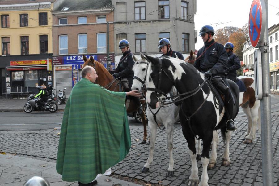 Sint-Hubertusviering met dierenzegening © Daniël Duwyn