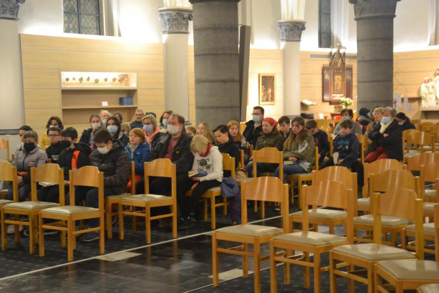Aswoensdag in de Sint-Michielskerk 2022 © Karen Devroe