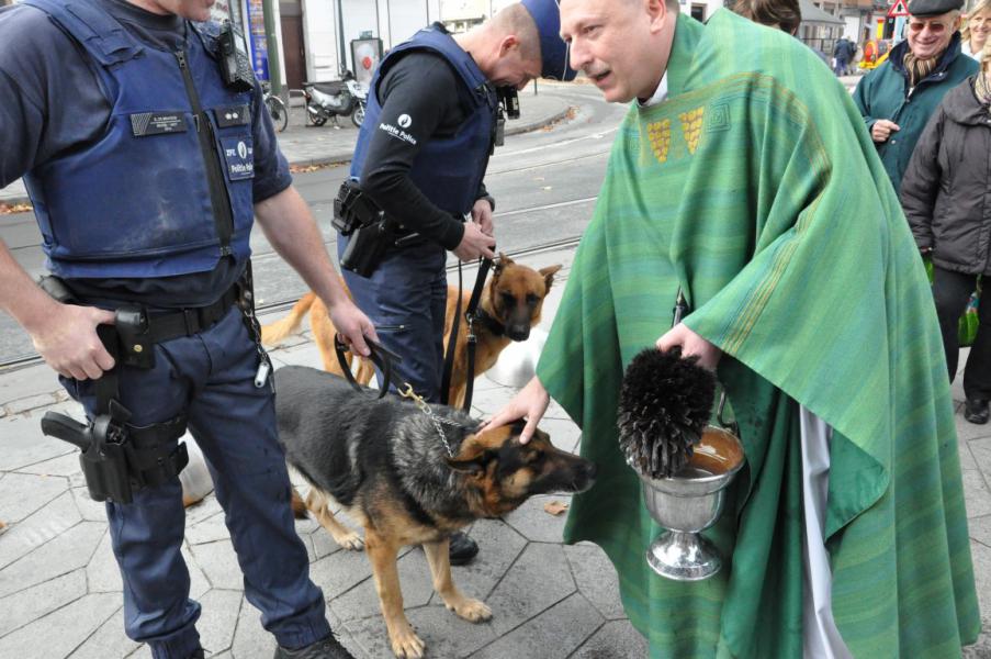 Sint-Hubertusviering met dierenzegening © Daniël Duwyn