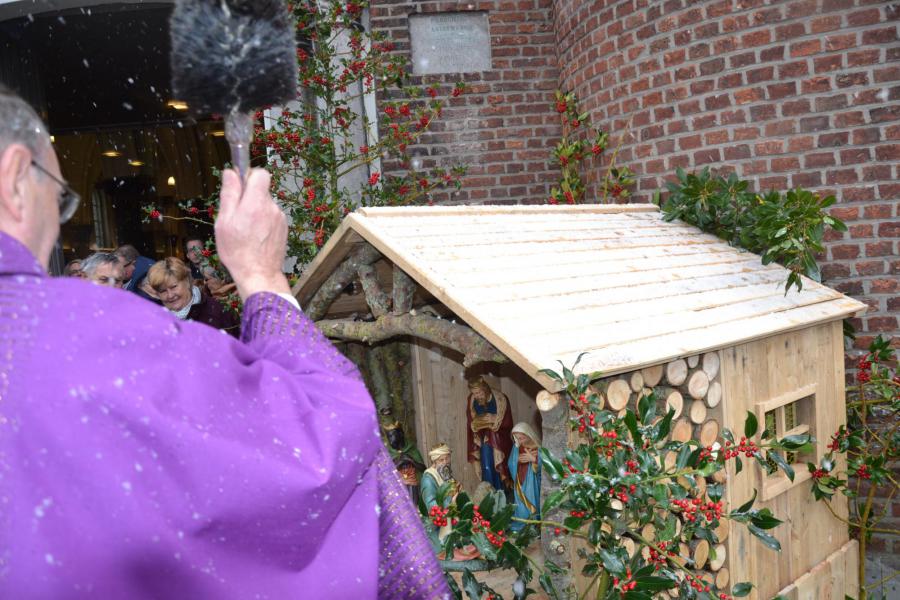 Inzegening kerststal St-Michielskerk 2023 © Hans van Hove